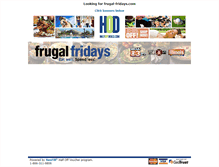 Tablet Screenshot of frugal-fridays.com